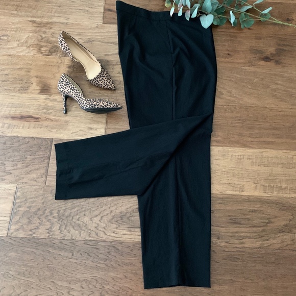 Dana Buchman Pants - Dana Buchman Black Pull On Straight Leg Dress Business Office Pants